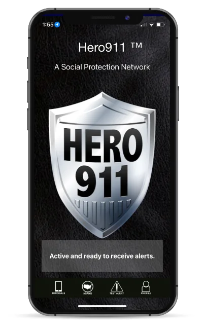 Phone with Hero App